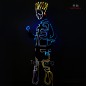 programmable wireless controlled led dance halloween costume